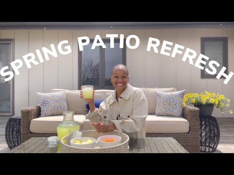 SPRING PATIO REFRESH| SPRING CLEANING, SHOPPING, DECOR HAUL & MORE!